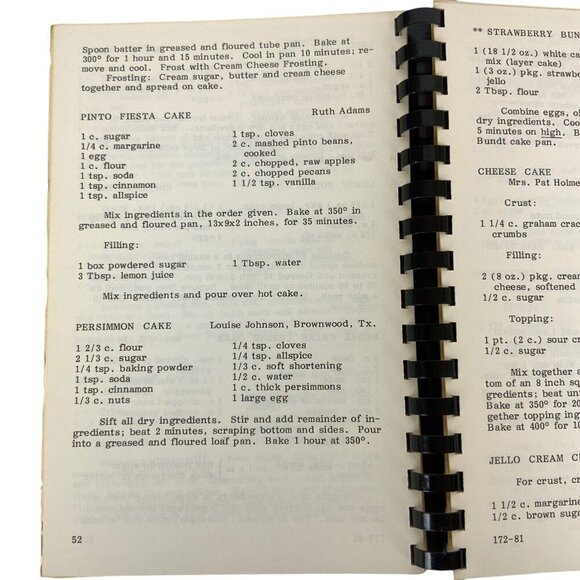 Talk About Good Cooking Bogata Texas 2nd Ed 1981 Spiral-Bound Church Cookbook - Picture 9 of 15
